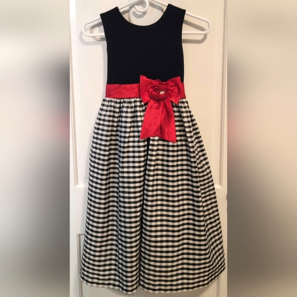 Jayne Copeland Other - Gently Used-Girl's Jayne Copeland Dress-Size 12-Black, White & Red